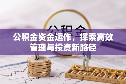 长春公积金资金运作，探索高效管理与投资新路径